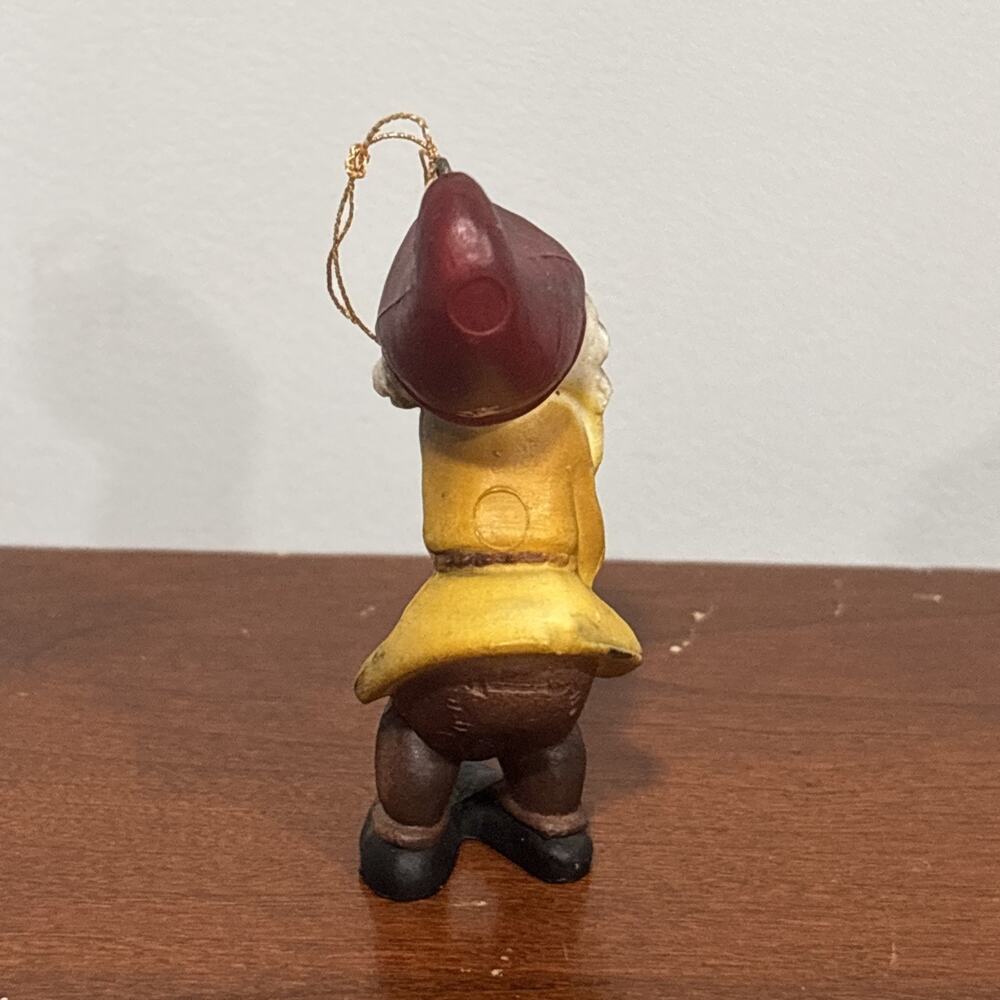 LOT 4 BRADFORD COLLECTION GNOME ELF CHRISTMAS ORNAMENTS Vintage Hong Kong - Picture 5 of 13
